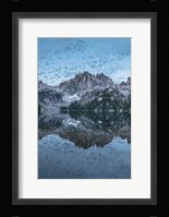 Baron Lake Monte Verita Peak Sawtooth Mountains I Fine Art Print