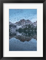 Baron Lake Monte Verita Peak Sawtooth Mountains I Fine Art Print