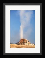 White Dome Geyser Framed Print