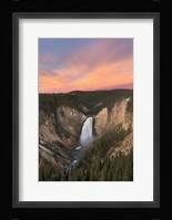 Lower Falls of the Yellowstone River II Framed Print