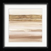 Gold and Brown Sand I Organic Framed Print