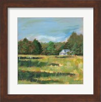 Farmhouse Across the Meadow Fine Art Print
