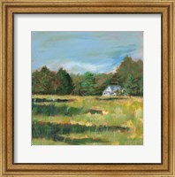 Farmhouse Across the Meadow Fine Art Print