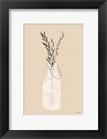 Natural Vessels II Linen Tan Fine Art Print