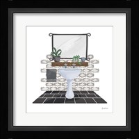 Relaxing Bathroom I Dark Fine Art Print
