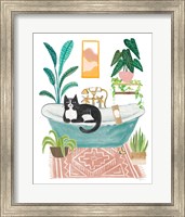 Urban Jungle Bath IV Fine Art Print