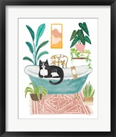 Urban Jungle Bath IV Framed Print