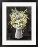 Farm Bouquet on Black Fine Art Print