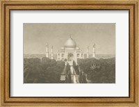 Taj Mahal Postcard II Fine Art Print