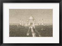 Taj Mahal Postcard II Framed Print