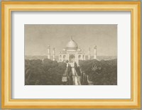 Taj Mahal Postcard II Fine Art Print