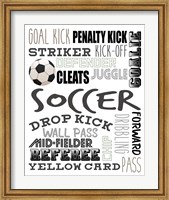 Soccer V2 Fine Art Print