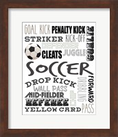 Soccer V2 Fine Art Print