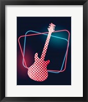 Neon Music 1 Framed Print