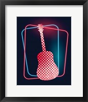 Neon Music 3 Framed Print