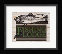 Fishing Lodge Framed Print
