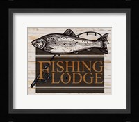 Fishing Lodge V2 Framed Print