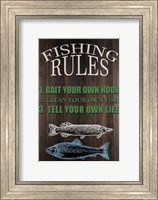 Fishing Rules Fine Art Print