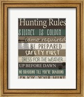 Hunting Rules Fine Art Print