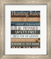 Hunting Rules v2 Fine Art Print