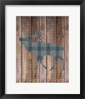 Elk Woods Framed Print