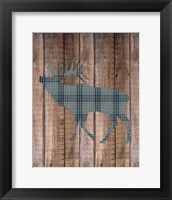 Elk Woods Framed Print