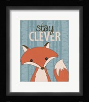Stay Clever Framed Print