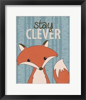 Stay Clever Framed Print