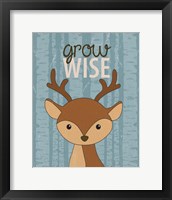 Grow Wise Framed Print