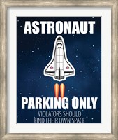 Astronaut Parking Fine Art Print