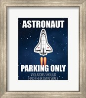 Astronaut Parking Fine Art Print