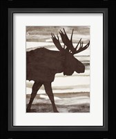 Moose 1 Framed Print