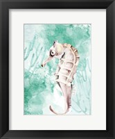 Seahorse Swimming Fine Art Print