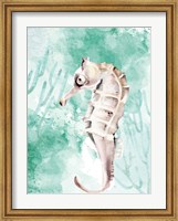 Seahorse Swimming Fine Art Print