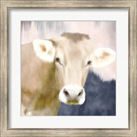 Pink Bush Cow Fine Art Print