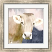 Pink Bush Cow Fine Art Print