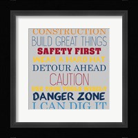 Build Great Things 2 Framed Print