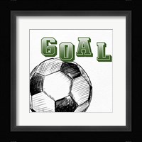 Goal Framed Print