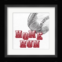 Home Run Framed Print