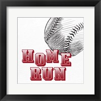 Home Run Framed Print