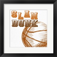 Slam Dunk Framed Print