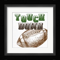 Touch Down Framed Print