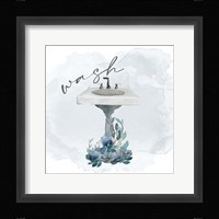 Wash Your 4 Framed Print