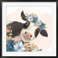 Floral Cow Fine Art Print
