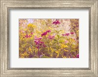 Plum and Mustard Wildflowers Fine Art Print