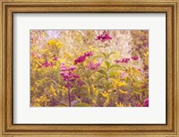 Plum and Mustard Wildflowers Fine Art Print