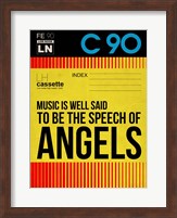 Music is a speech of Angels Fine Art Print