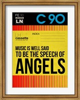 Music is a speech of Angels Fine Art Print