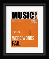 Music Speaks Were Words Fail Fine Art Print