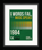 Words Fail, Music Speaks Fine Art Print